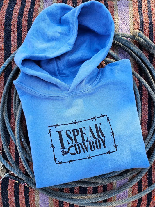 I SPEAK COWBOY YOUTH HOODIE
