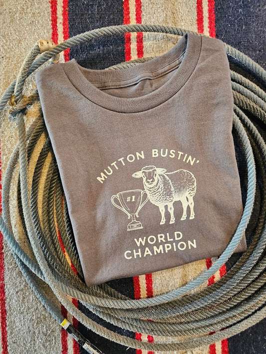 MUTTON BUSTIN' WORLD CHAMPION